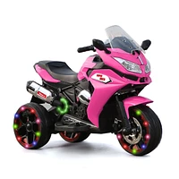 Streamdale Furniture Kids Electric Motorcycle with Light Wheels