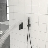 16" Rain Shower Head Systems, Matte, Ceiling Mounted Shower