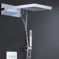 Dual Shower Heads and Handheld with Valve