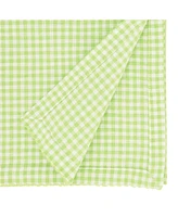 Saro Lifestyle Traditional Gingham Table Runner, 16"x72"