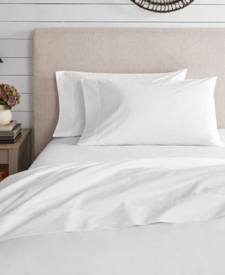 Purity Home 300 Thread Count Brushed Cotton Percale Sheet Sets