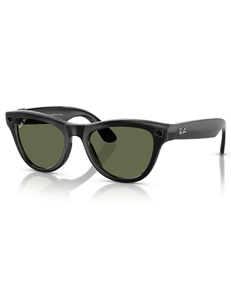 Ray-Ban Meta Skyler Polarized Sunglasses, Polar RW4010