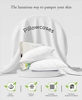 Purity Home 400 Thread Count Cotton Percale Pillowcase Pair