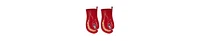 Design Imports Nautical Collection Cotton Kitchen, Oven Mitt Set, 7.5x13", Lobster Claws, 2 Piece