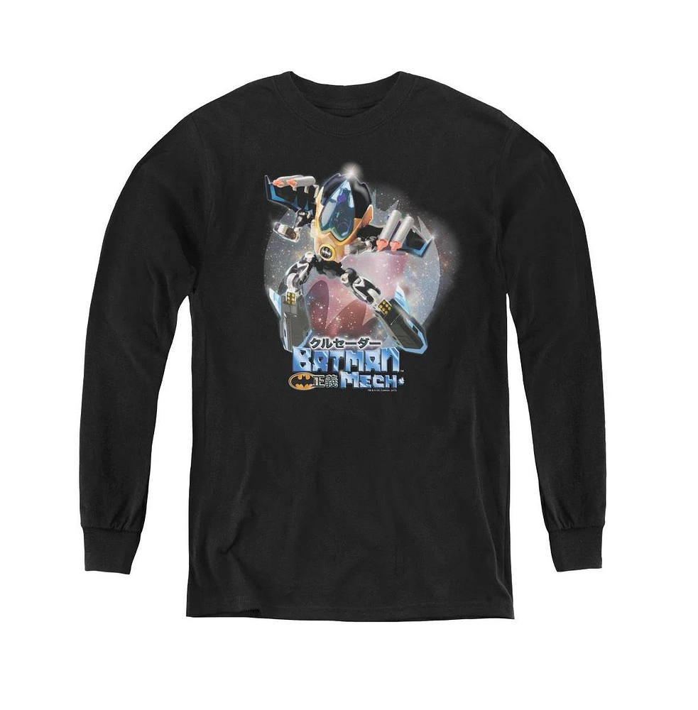 Batman Boys Youth Mech Long Sleeve Sweatshirts