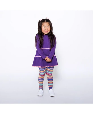 Mixed Up Clothing Girls Tiered Tunic and Legging Set