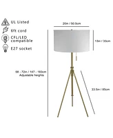 58" - 72" H Adjustable Tripod Floor with Kd Shade (1.78/9.9)