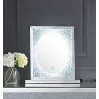 Streamdale Furniture Noralie Accent Decor with Led, Mirrored & Faux Diamonds