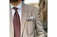 Moretti - Printed Silk Tie for Men