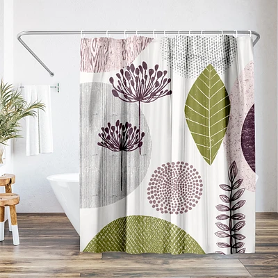 Americanflat 71x74 Botanical Shower Curtain