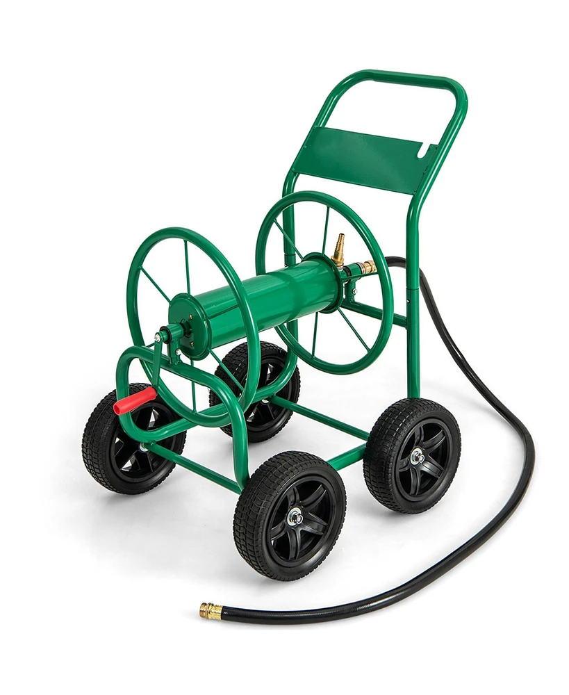 Costway Garden Hose Reel Cart Holds 330ft of 3/4"or 5/8" Hose 400ft of 1/2" Hose