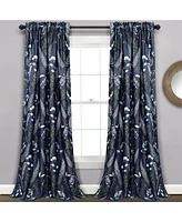 Lush Decor Devonia Allover Light Filtering Window Curtain Panels