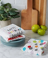 Design Imports Happy Birthday Confetti Collection, Dishtowel Set