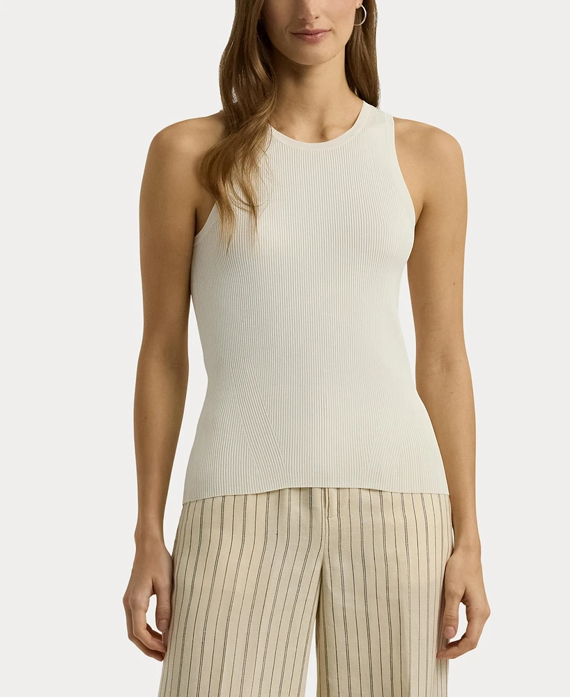 Lauren Ralph Women's Rib-Knit Sweater Tank Top