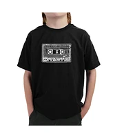 La Pop Art Boys Word Art T-shirt - The 80's