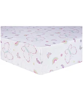 Sammy & Lou Floral Butterfly 4 Piece Crib Bedding Set