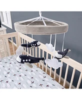 Sammy & Lou Air Travel Adventure Awaits 3 Piece Crib Bedding Set