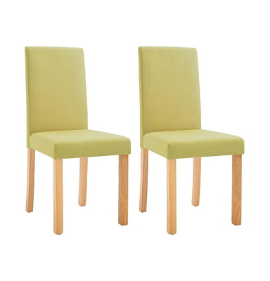 vidaXL Dining Chairs pcs Fabric