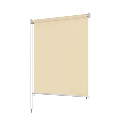 vidaXL Outdoor Roller Blind 86.6"x55.1" Cream