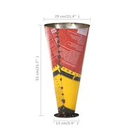 vidaXL Umbrella Stand Multicolor 11.4"x21.7" Iron