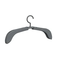 vidaXL Extendable Clothes Hangers 5 pcs Gray