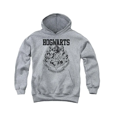 Harry Potter Youth Hogwarts Athletic Pull Over Hoodie / Hooded Sweatshirt