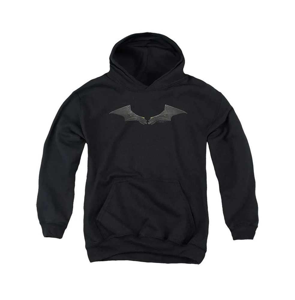 Batman Boys The Youth (2022) Chest Logo Pull Over Hoodie / Hooded Sweatshirt