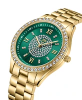 Jbw Women's Mondrian Diamond (1/6 ct.t.w.) 18k Gold Plated Stainless Steel Watch