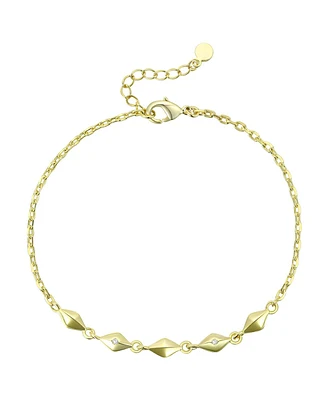 GiGiGirl 14K Gold Plated Adjustable Bracelet for Teens