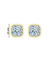 Interesting Designs Baguette Stud Earrings