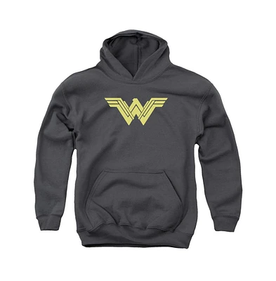 Batman V Superman Youth Clean Line Logo Pull Over Hoodie / Hooded Sweatshirt