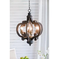 Streamdale Furniture 6-Light Farmhouse Chandelier with Adjustable Chain