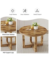 Streamdale Furniture Circular Dining Table Set with 4 Chairs