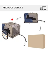 Streamdale Furniture Tangkula Dog Bike Trailer with Safety Features