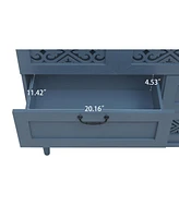 7 Drawer Cabinet, American Furniture, Suitable For Bedroom, Living Room, Study