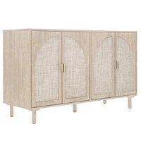 4 Door Cabinet, Suitable For Bedroom, Living Room, Study