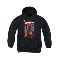 Batman Boys Youth Cover Pull Over Hoodie / Hooded Sweatshirt