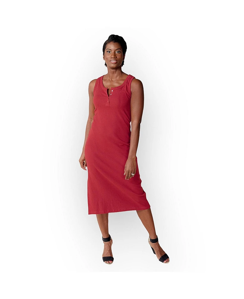 Of an Origin Women's Organic Cotton to Nursing Tank Dress