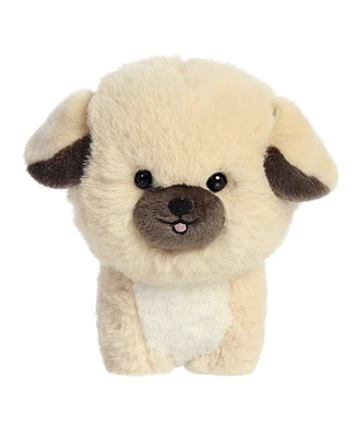 Aurora Small Pekingese Teddy Pets Playful Plush Toy White 6"
