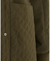 Belle & Bloom Women's Over It Quilted Bomber