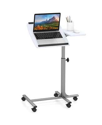 Mobile Standing Desk Height Adjustable Sit to Stand Laptop Desk
