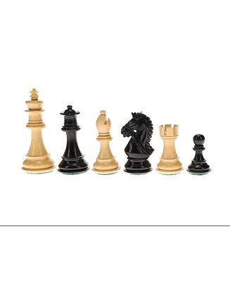 We Games Luxury Staunton Bridle Knight Chess Pieces, 4 inch king