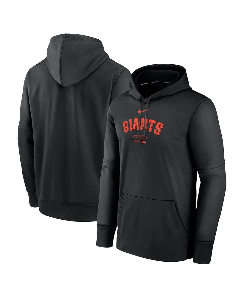 Nike Men's San Francisco Giants Authentic Collection Practice Performance Pullover Hoodie