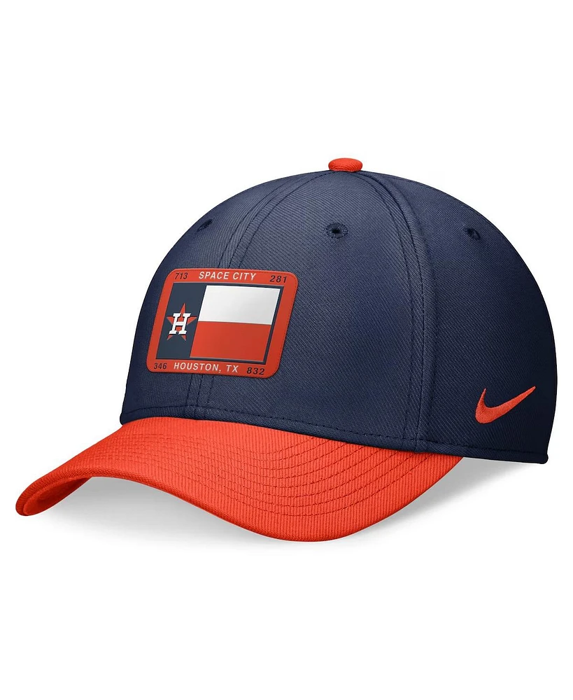 Nike Men's Navy/Orange Houston Astros 2024 City Connect Swoosh Flex Hat