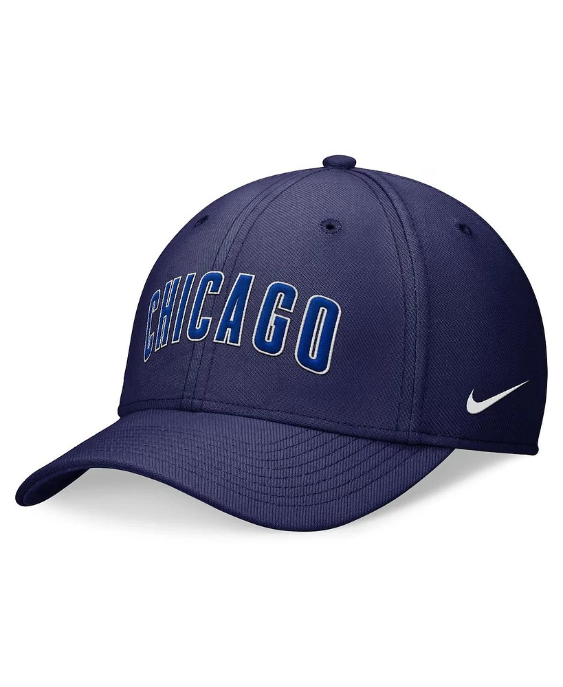Nike Men's Royal Chicago Cubs Primetime Performance SwooshFlex Hat