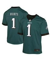 Nike Big Boys and Girls Jalen Hurts Midnight Green Philadelphia Eagles Game Jersey