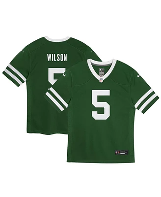 Nike Preschool Garrett Wilson Legacy Green New York Jets Game Jersey