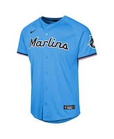 Nike Big Boys and Girls Blue Miami Marlins Alternate Limited Jersey