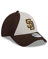 New Era Men's Brown San Diego Padres 2024 Batting Practice 39THIRTY Flex Hat