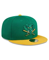 New Era Men's Kelly Green Oakland Athletics 2024 Batting Practice 59FIFTY Fitted Hat